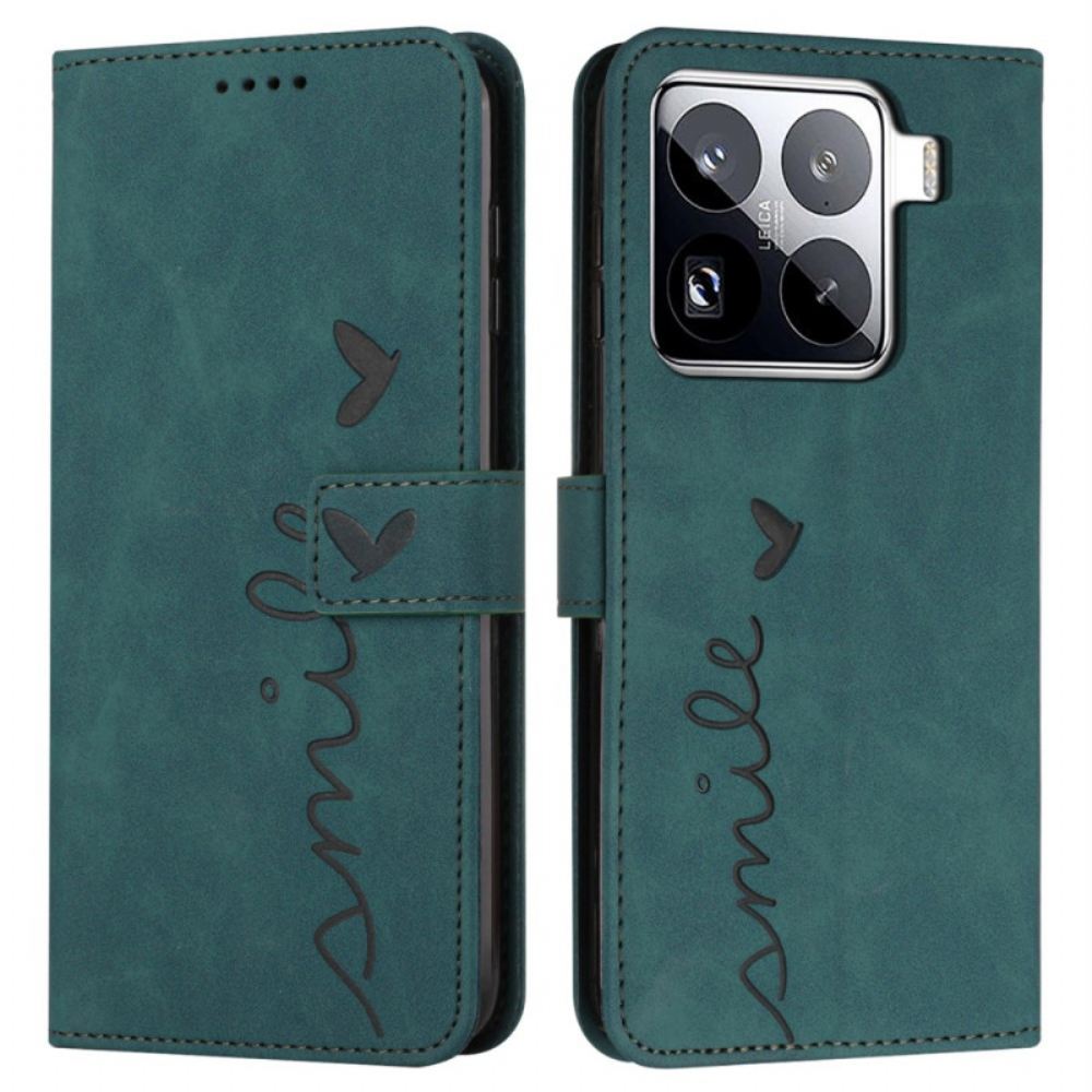 Peněženková Pouzdra Xiaomi 15 Pro Kryty Na Mobil Úsměv