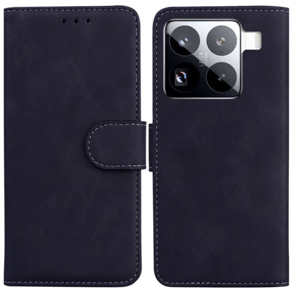 Peněženková Pouzdra Xiaomi 15 Pro Semišový Efekt