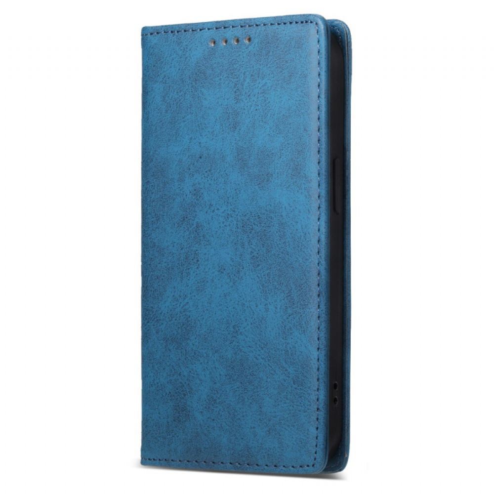 Kožené Pouzdro Folio Poco X7 5g Efekt Vintage Kůže