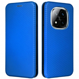 Kožené Pouzdro Folio Poco X7 5g Uhlíkové Vlákno