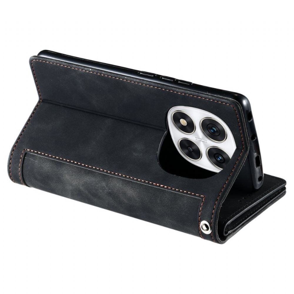 Kožený Kryt Na Poco X7 5g 9 Přihrádek Na Karty