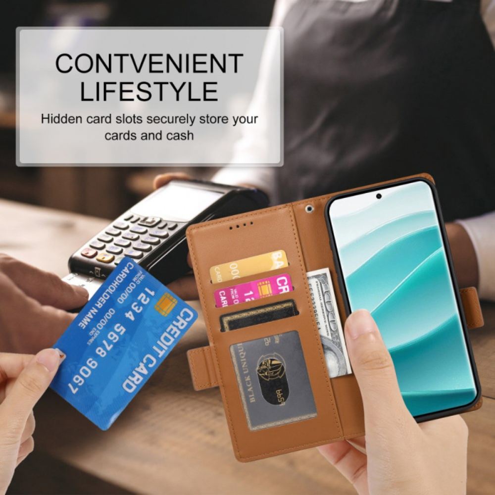 Kožený Kryt Na Poco X7 5g Stylové