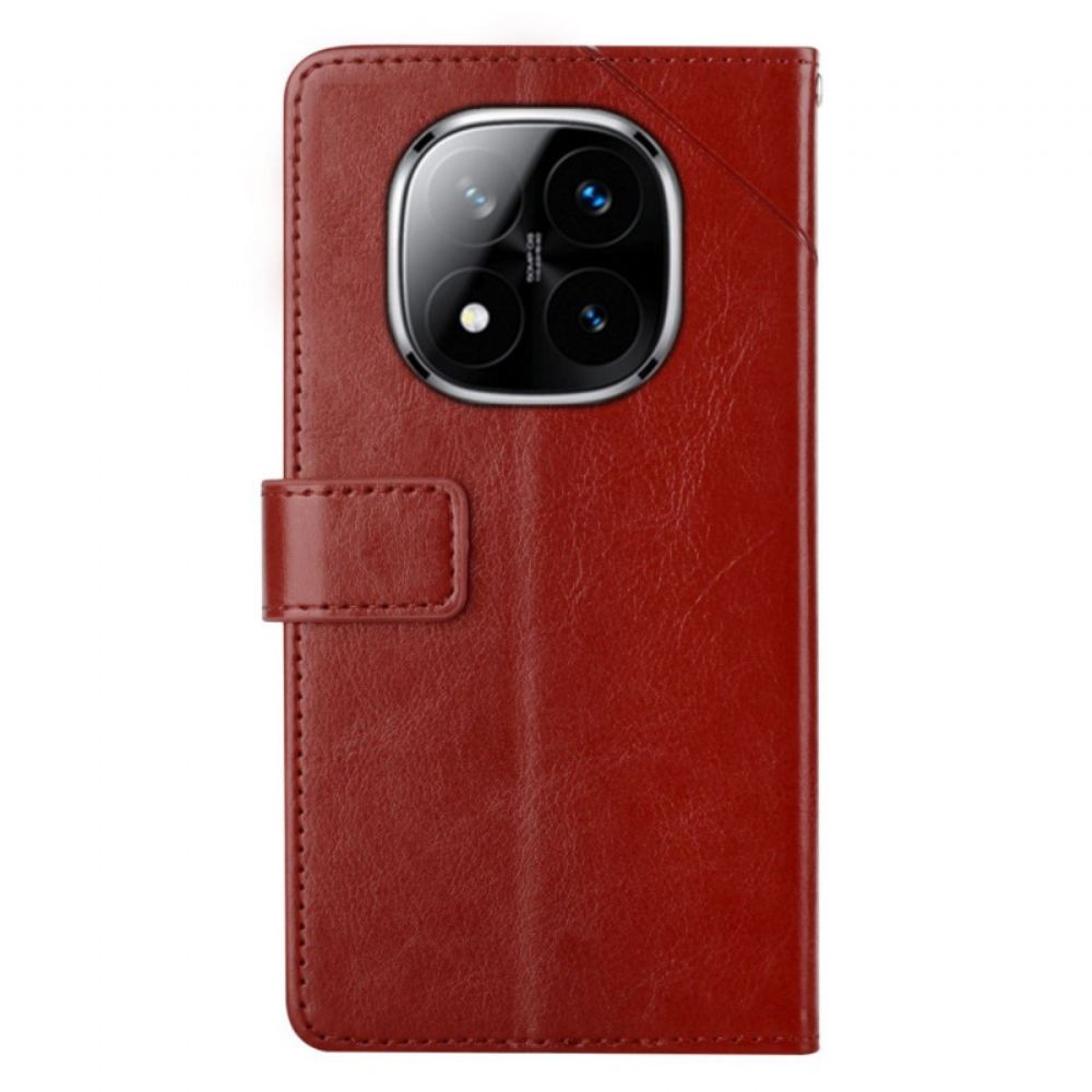 Kožený Kryt Na Poco X7 5g Y Design S Řemínkem