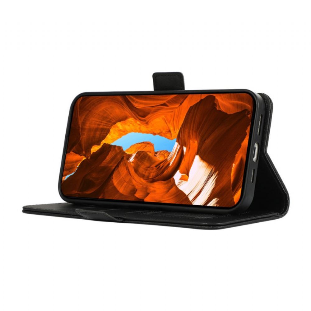 Kožený Kryt Poco X7 5g Abeek Rfid Peněženka