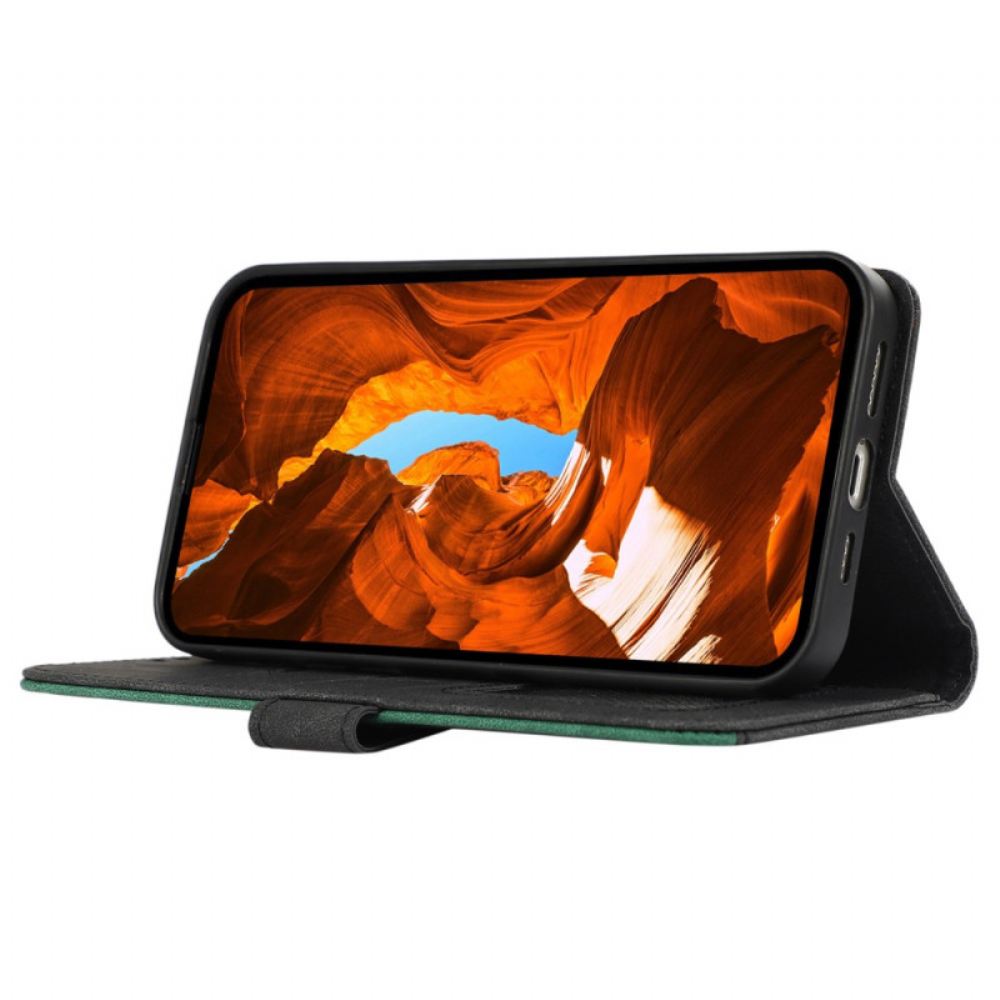 Kožený Kryt Poco X7 5g Abeel Dvoubarevný