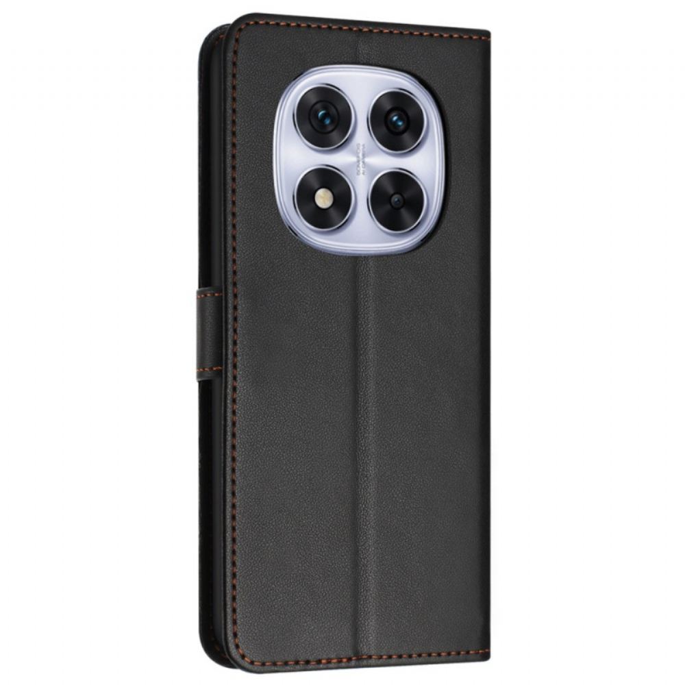 Kožený Kryt Poco X7 5g Efekt Umělé Kůže