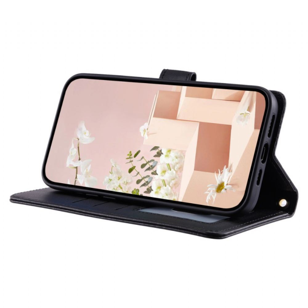 Kožený Kryt Poco X7 5g Prošívaná Elegance