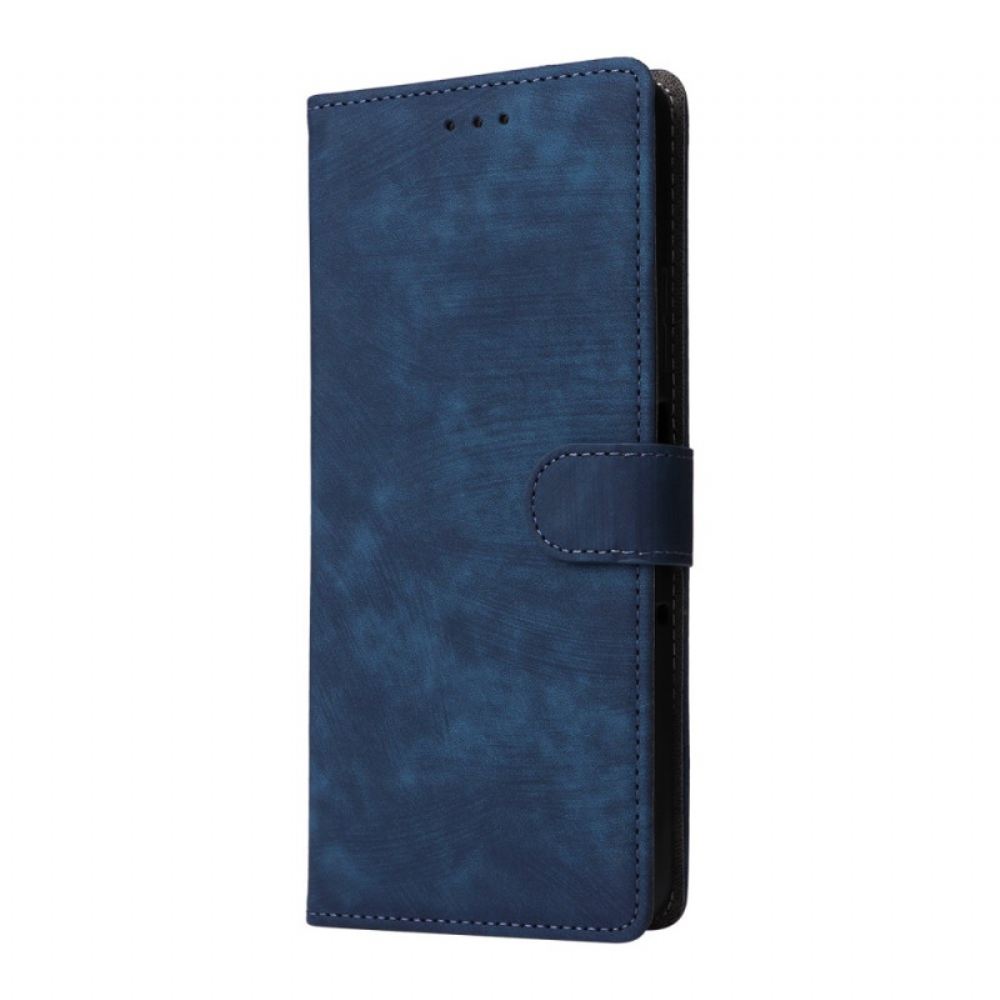 Kožený Kryt Poco X7 5g Semišová Variace S Páskem