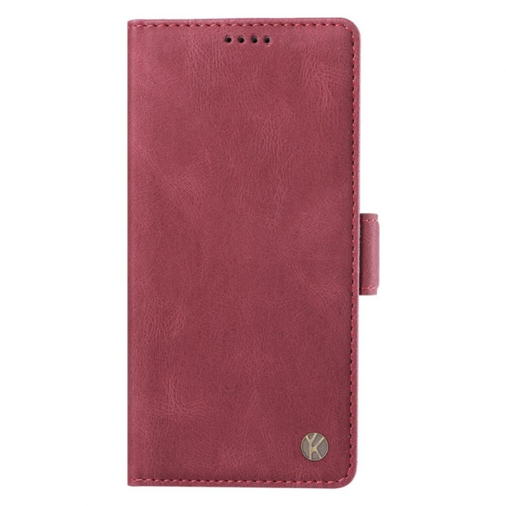 Kožený Kryt Poco X7 5g Ykatu Semišový Efekt