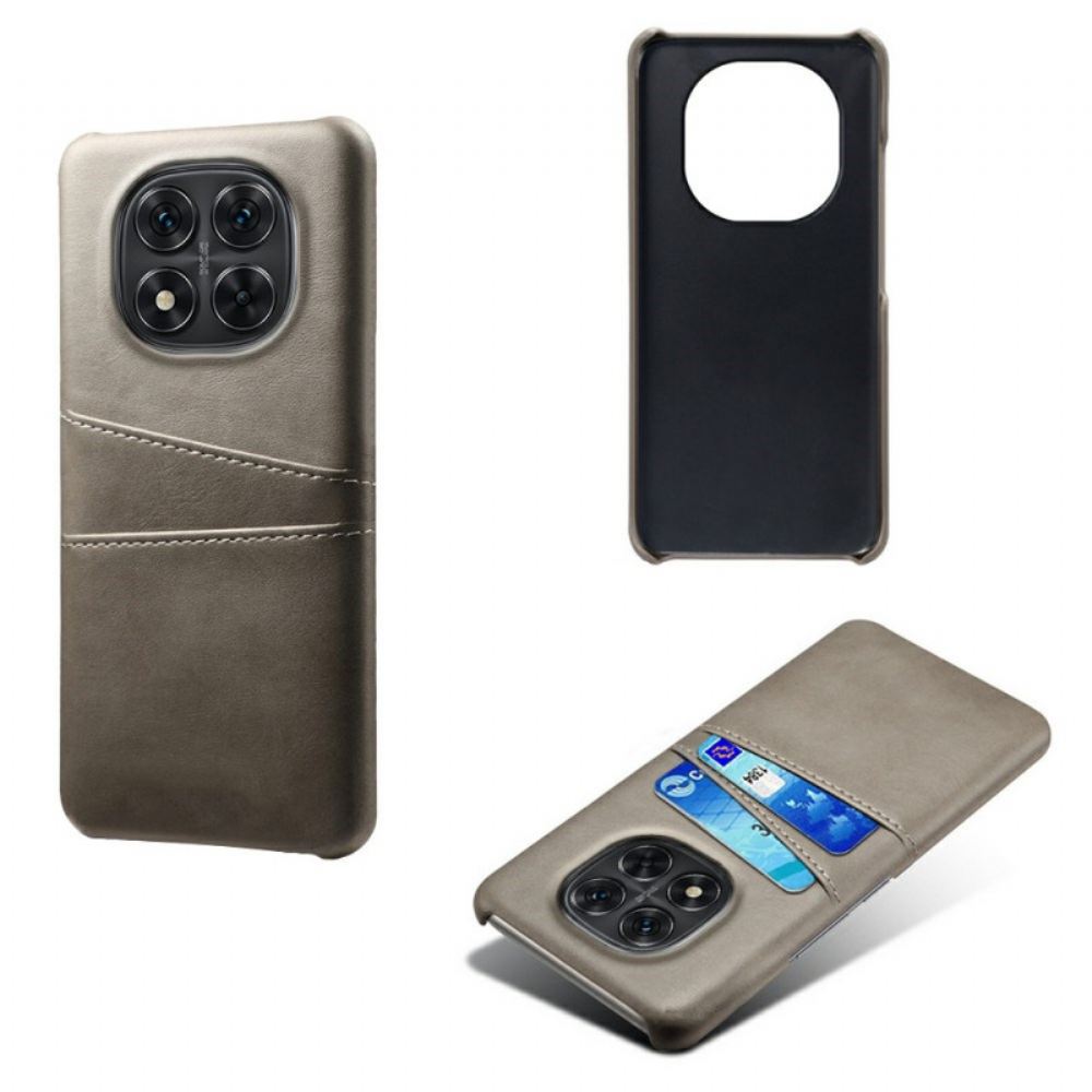 Kryt Poco X7 5g Dvojité Pouzdro Na Karty S Koženým Efektem