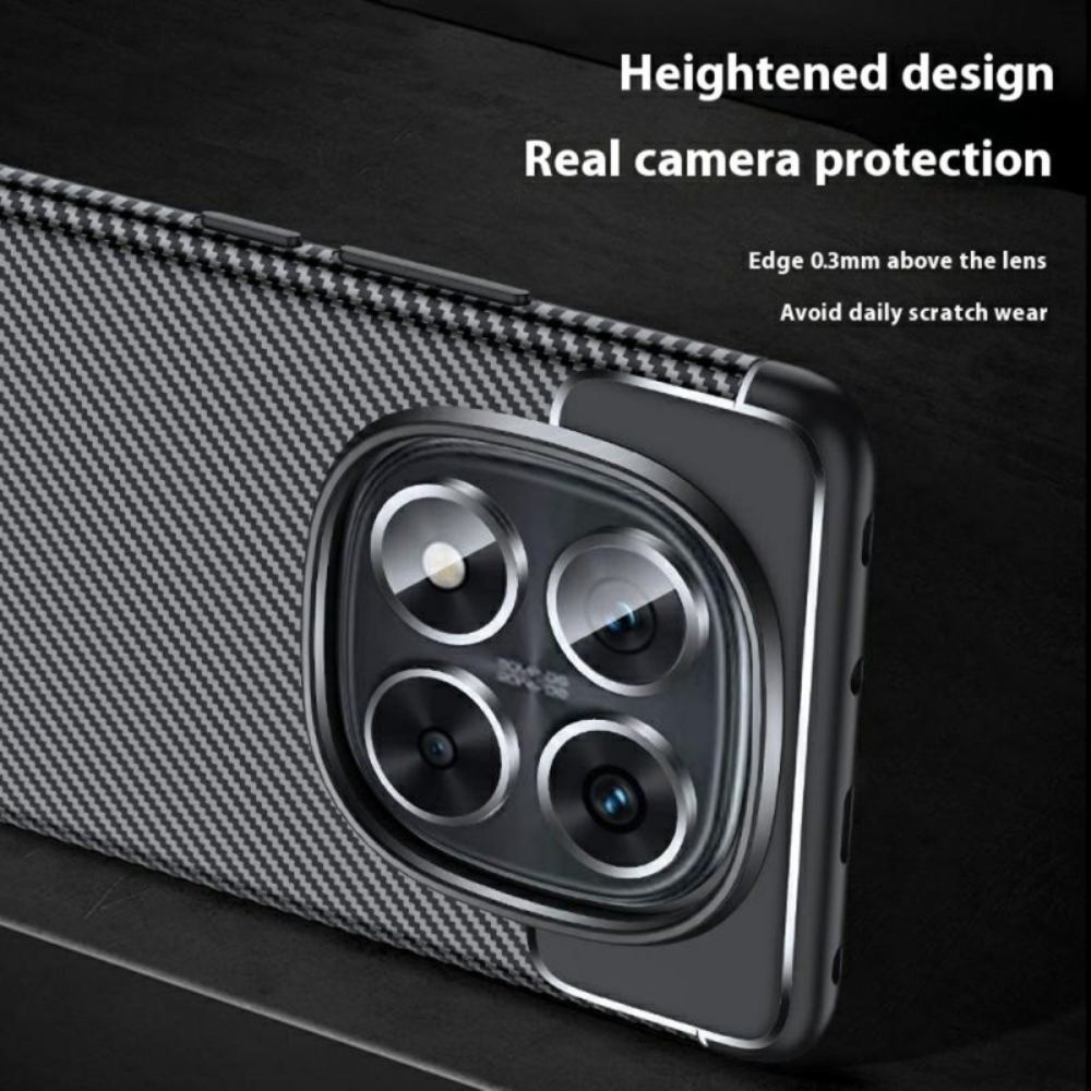 Kryt Poco X7 5g Klasické Uhlíkové Vlákno