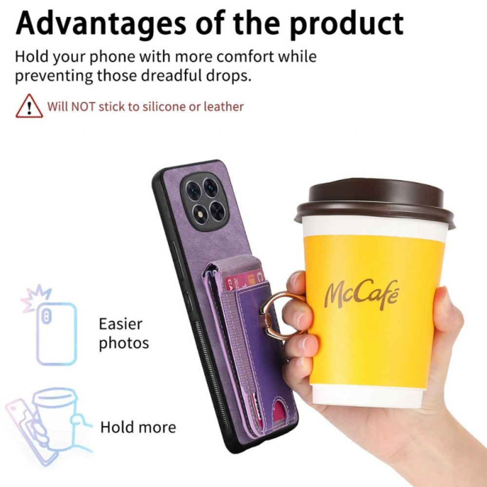 Kryt Poco X7 5g Magnetické Pouzdro Na Karty S Vertikální Klopou