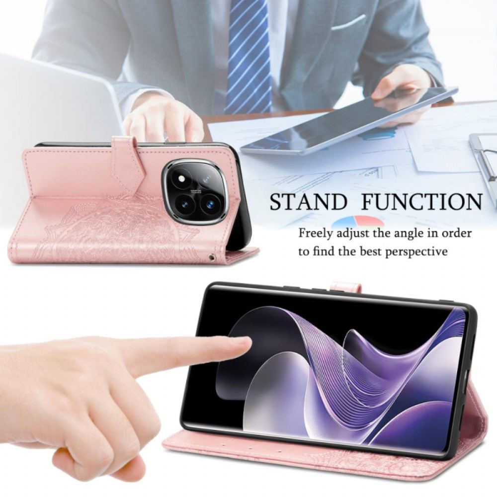 Peněženková Pouzdra Poco X7 5g Barokní Mandala