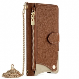 Peněženková Pouzdra Poco X7 5g Kryty Na Mobil Peněženka S Řetízkem
