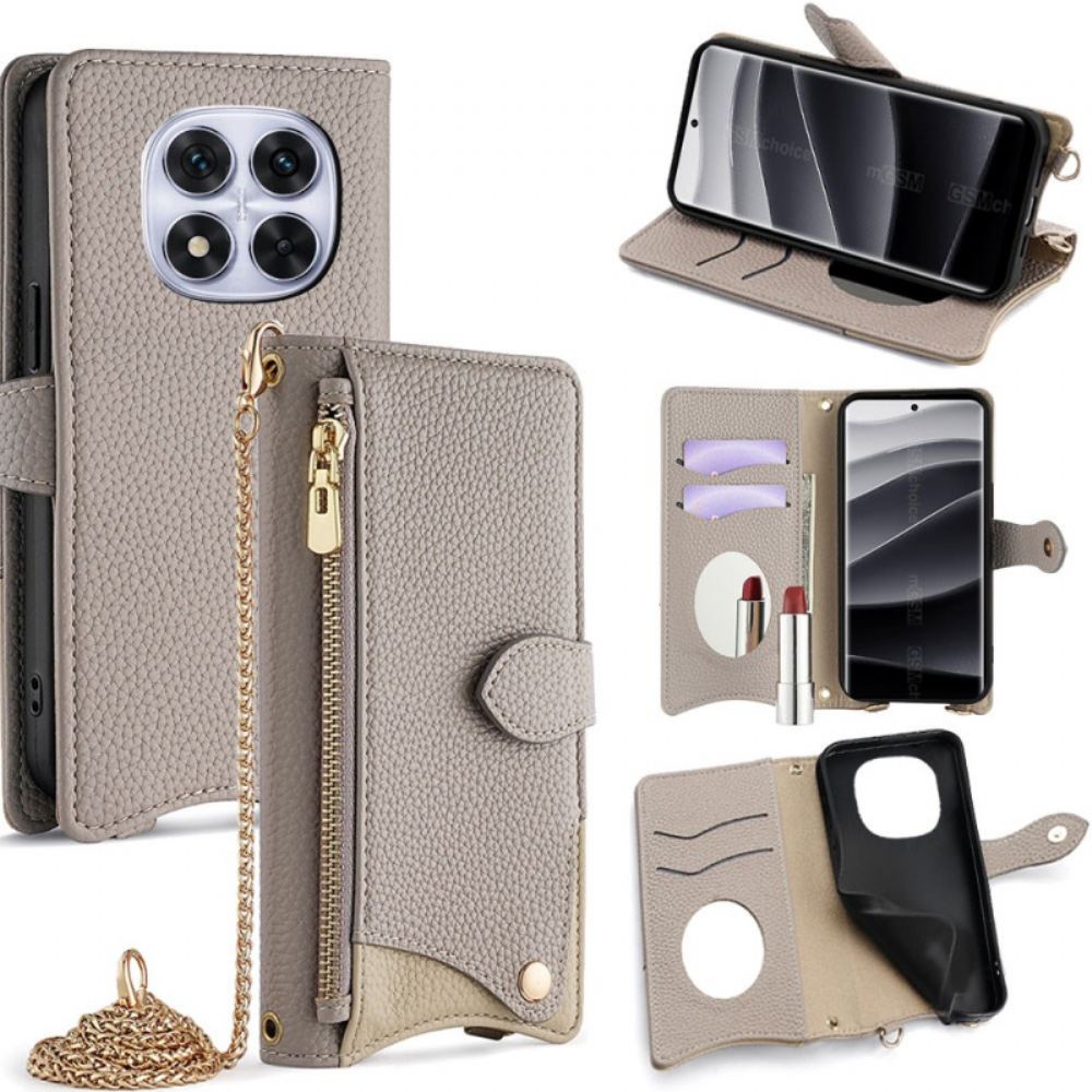 Peněženková Pouzdra Poco X7 5g Kryty Na Mobil Peněženka S Řetízkem