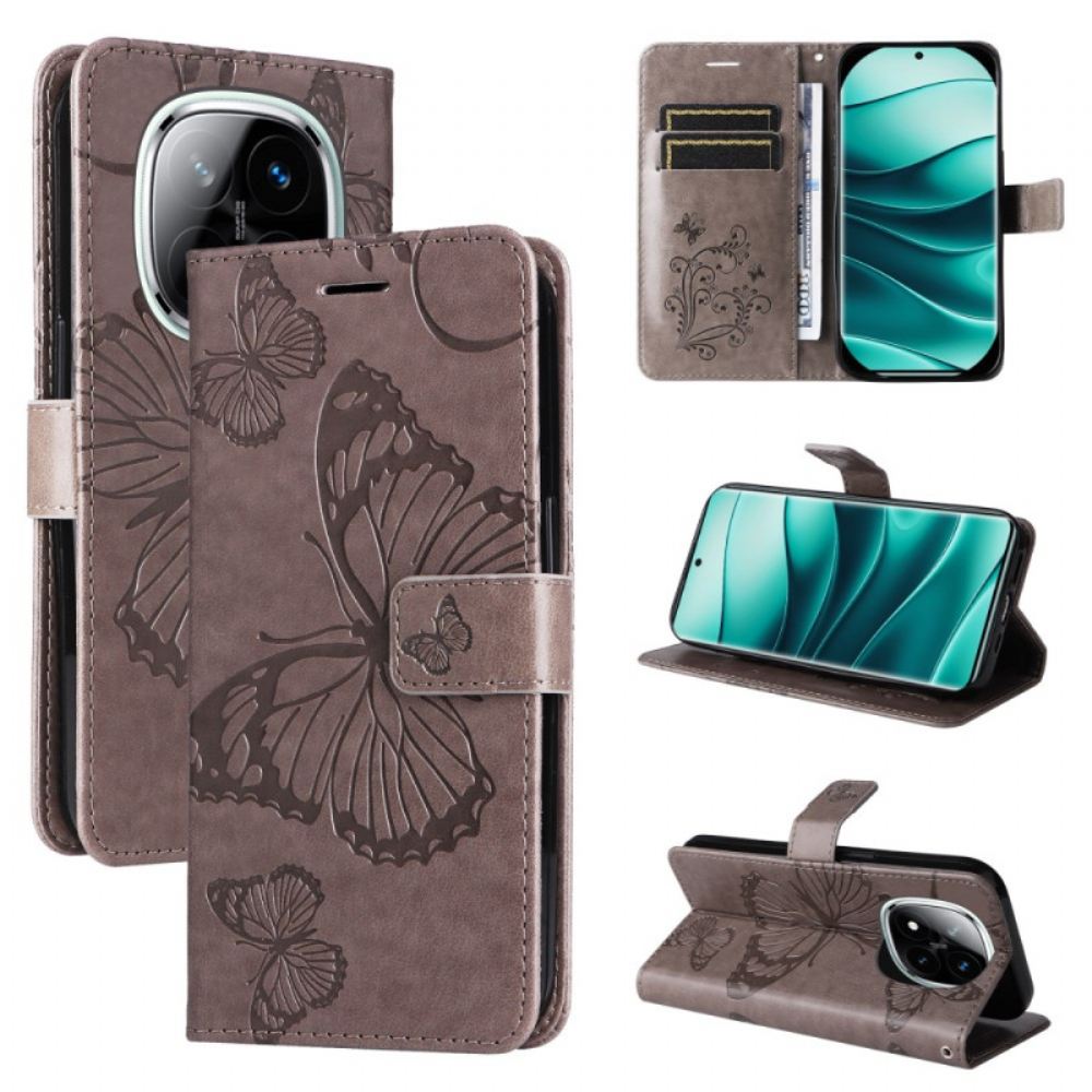 Peněženková Pouzdra Poco X7 5g Obří Motýli