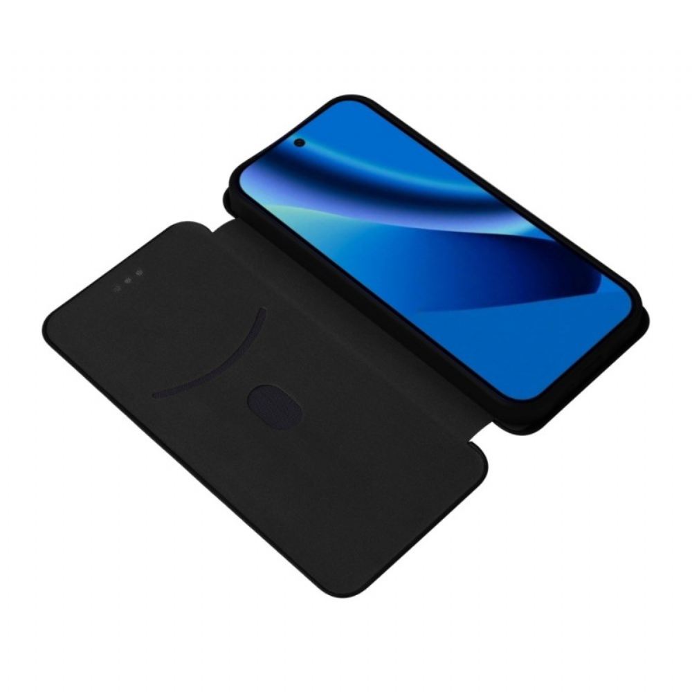 Kožené Pouzdro Folio Google Pixel 10a Uhlíková Vlákna