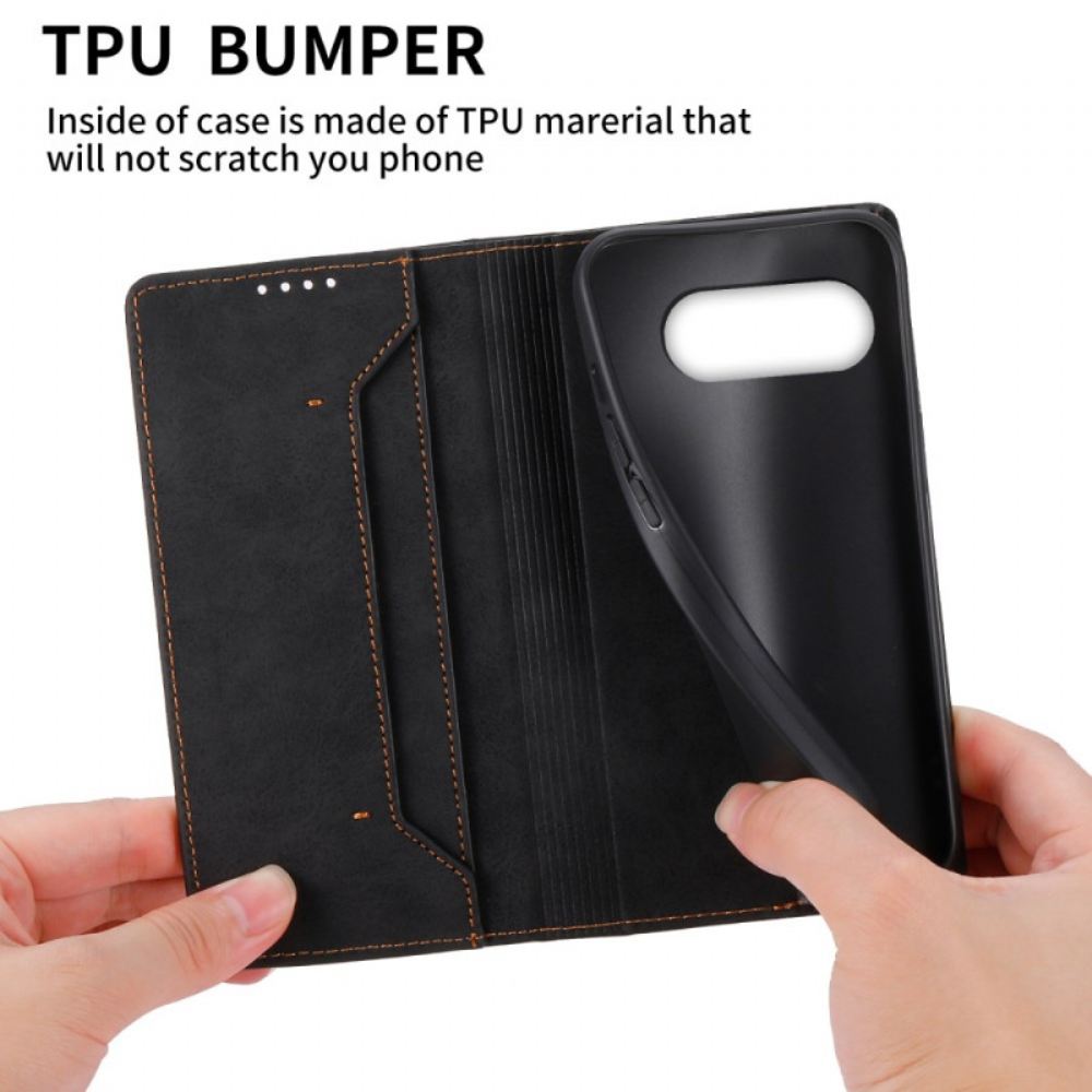 Kožené Pouzdro Folio Na Google Pixel 10a Rfid Ochrana