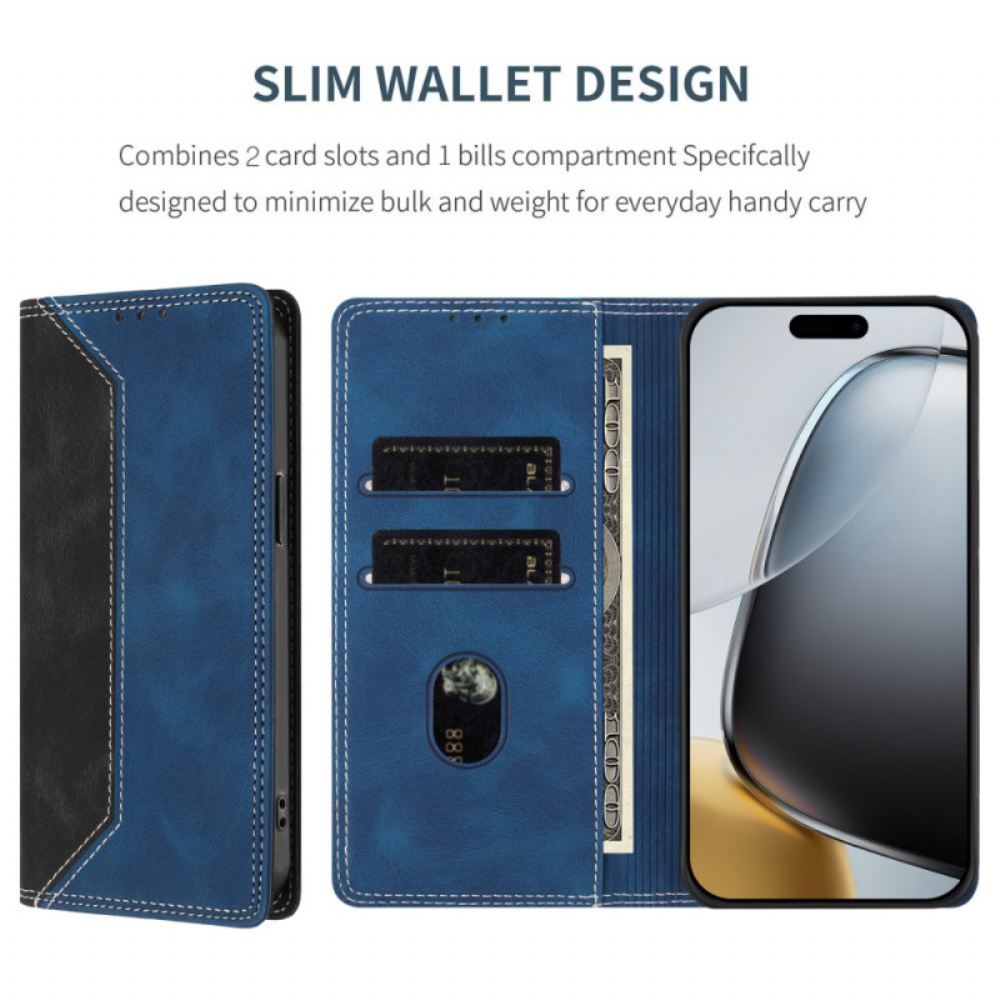 Kožené Pouzdro Google Pixel 10a Dvoubarevné Rfid Blokování