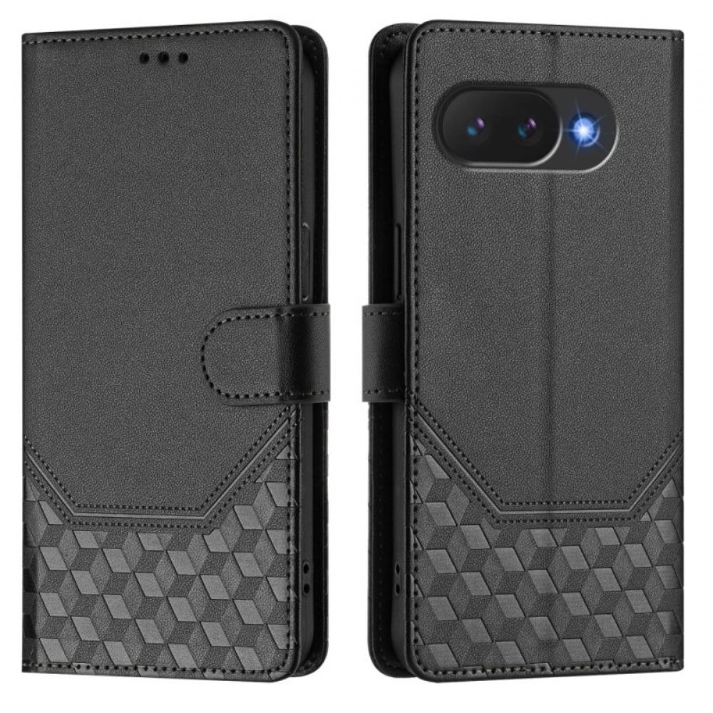 Kožený Kryt Google Pixel 10a Rfid Ochrana S Voštinovým Vzorem