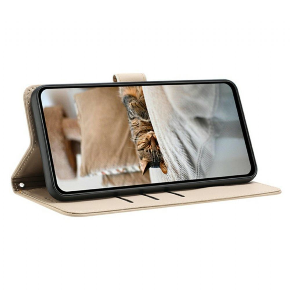 Kožený Kryt Google Pixel 10a Tištěný Kočičí Vzor