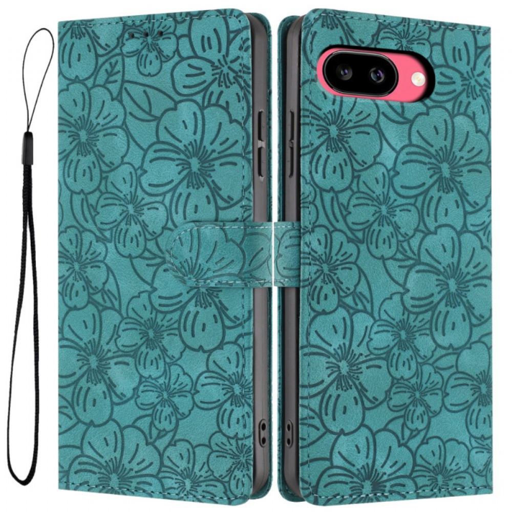 Kožený Kryt Google Pixel 10a Třešňové Květy