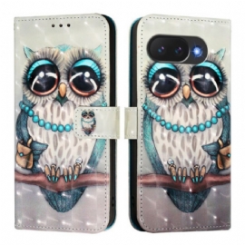 Kožený Kryt Google Pixel 10a Šedá Sova