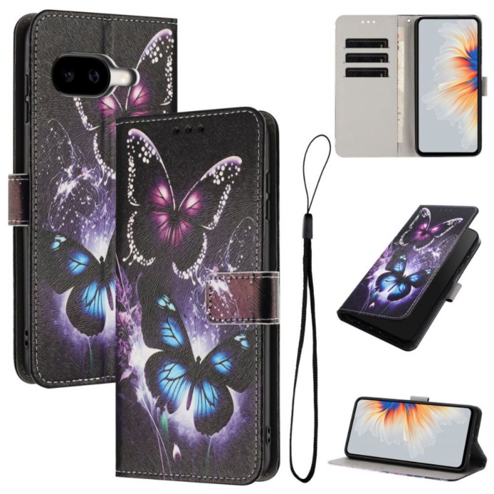 Kožený Kryt Na Google Pixel 10a Dva Motýli