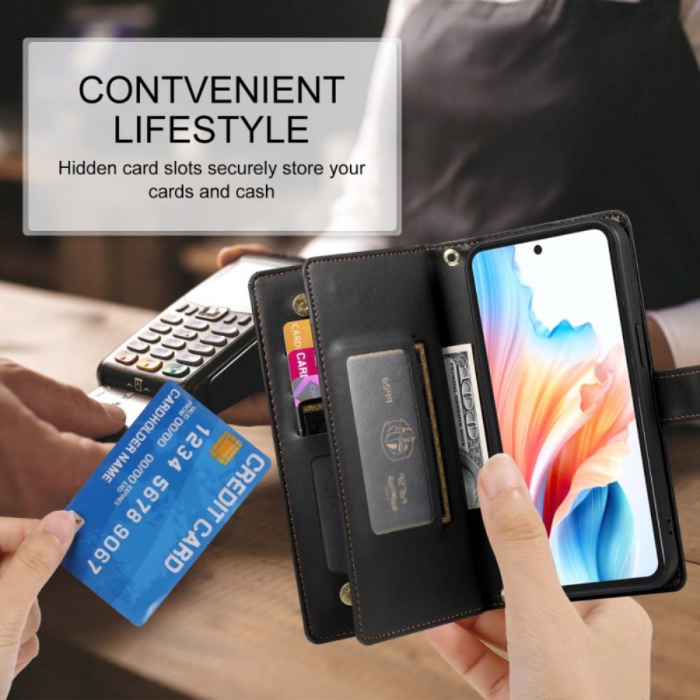 Kožený Kryt Na Google Pixel 10a Kapsa A Popruhy Na Zip