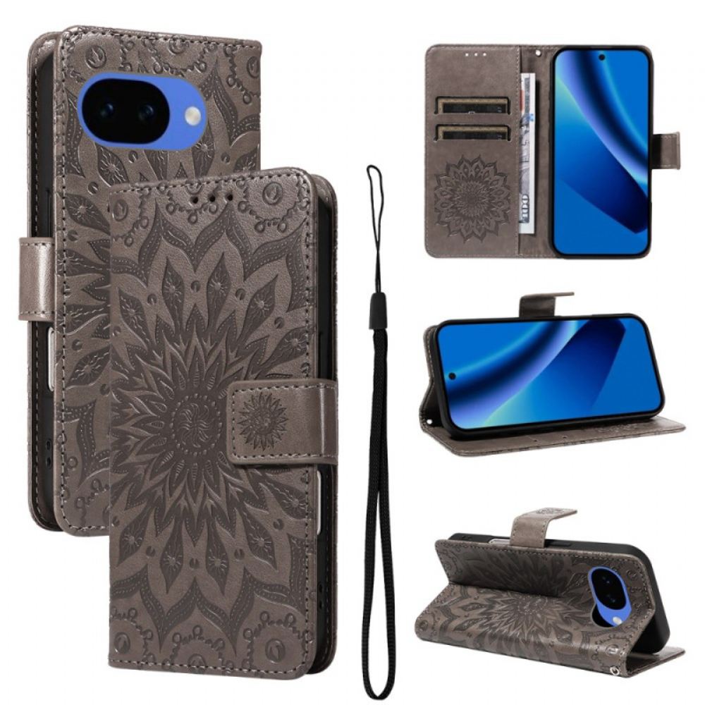 Kožený Kryt Na Google Pixel 10a Vzor Slunečnice