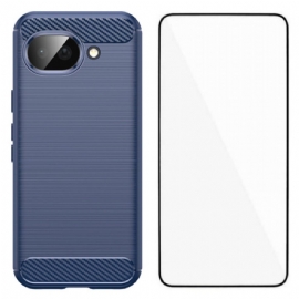 Kryt Google Pixel 10a Kryty Na Mobil Uhlíková Vlákna S Ochranou Obrazovky