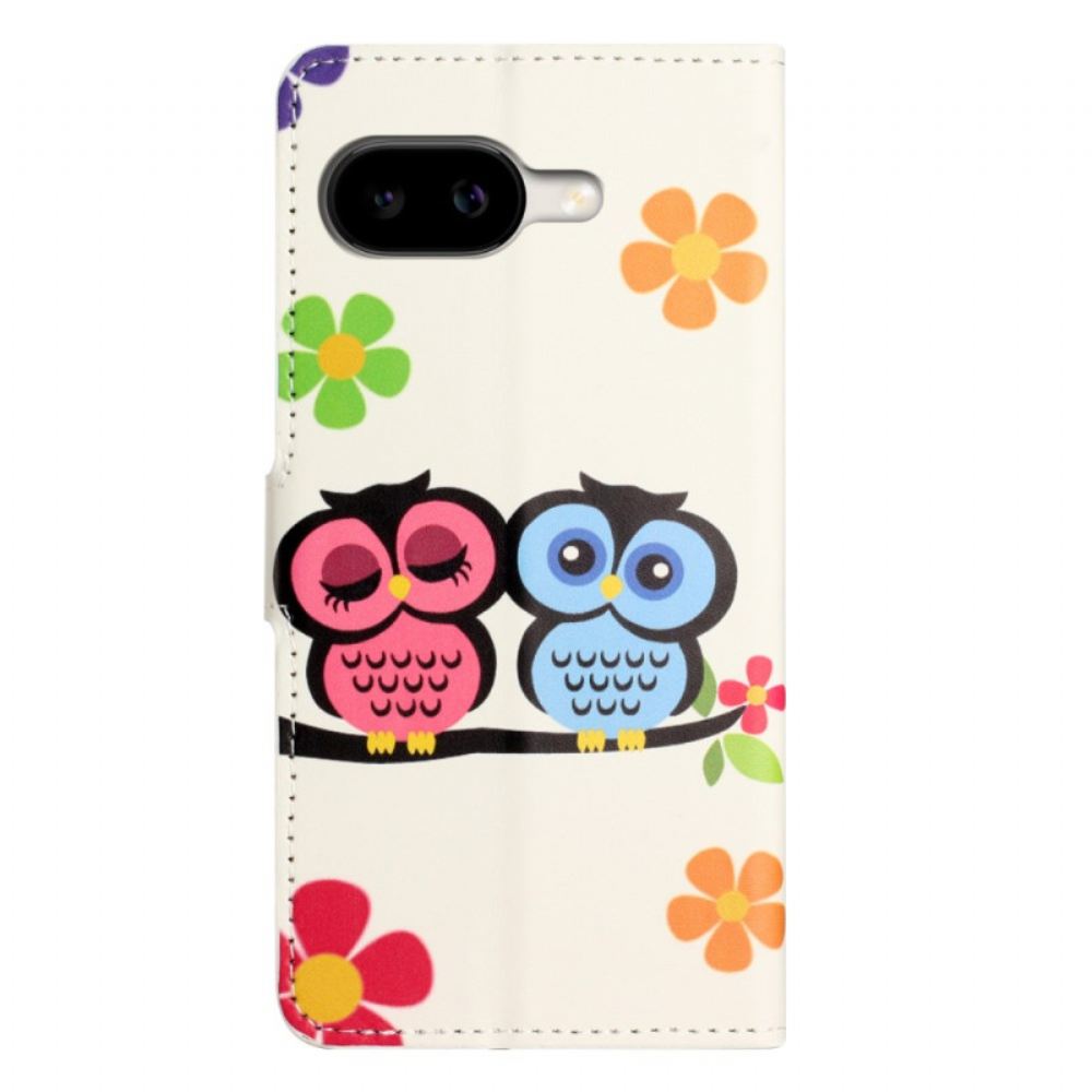 Peněženková Pouzdra Google Pixel 10a Kryty Na Mobil Pár Sov