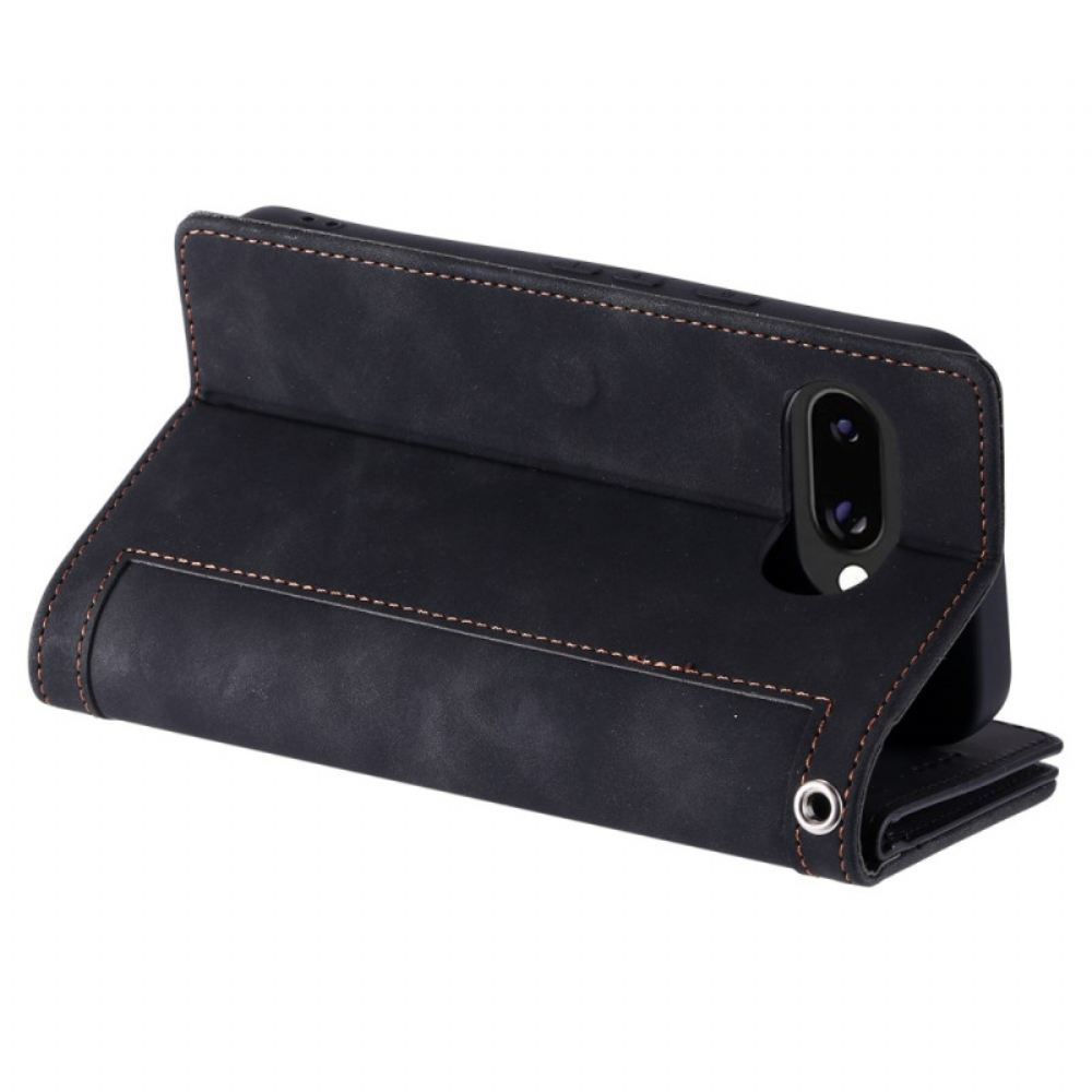 Peněženková Pouzdra Google Pixel 10a Kryty Na Mobil Peněženka S 9 Přihrádkami Na Karty