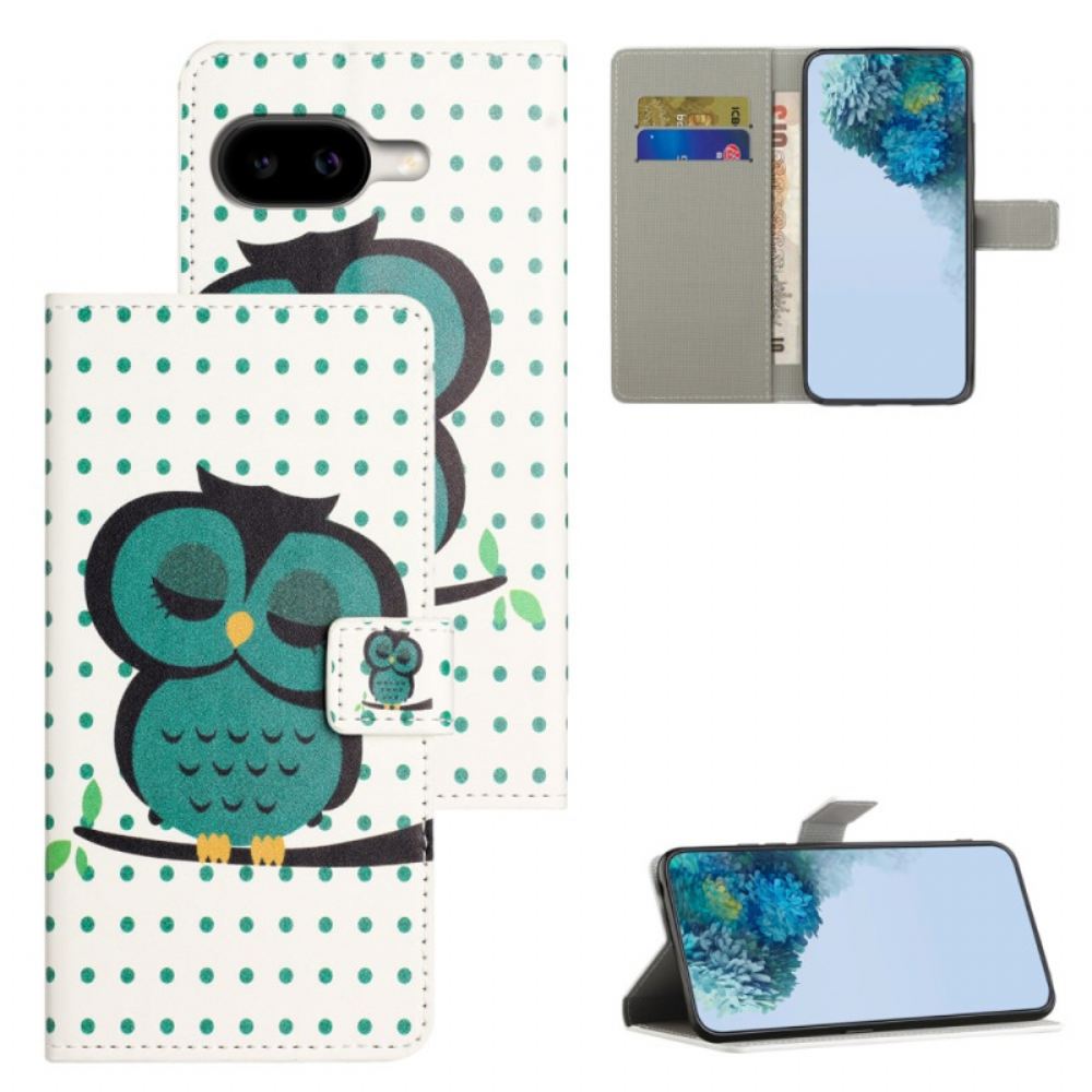 Peněženková Pouzdra Google Pixel 10a Spící Sova