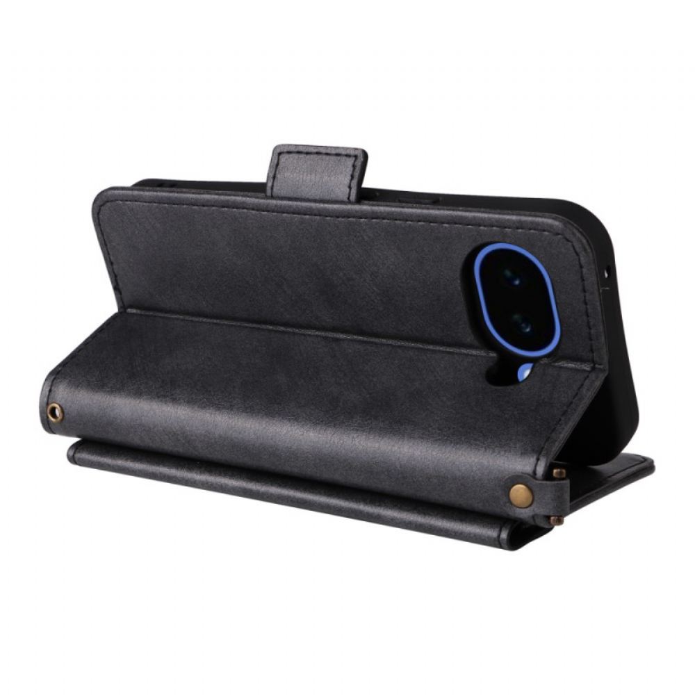 Peněženková Pouzdra Google Pixel 10a Vintage Peněženka A Ramenní Popruh