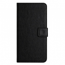 Pouzdro Na Google Pixel 10a Černá Peněženka S Texturou Liči