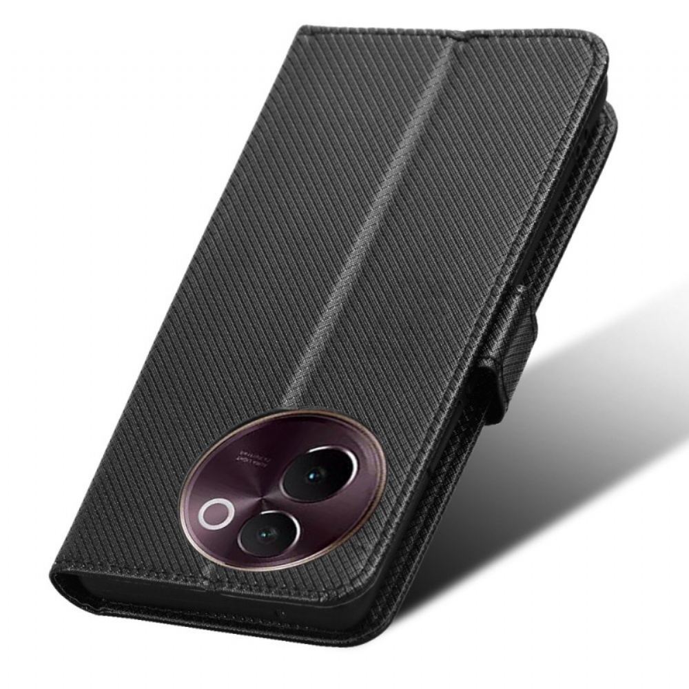 Kožený Kryt Vivo V40 Lite 5g Diamantová Textura