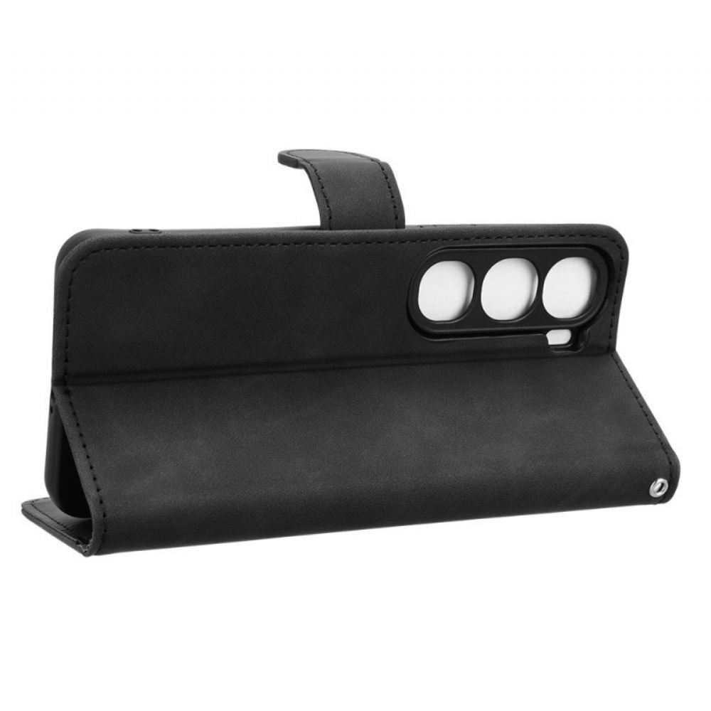 Kožený Kryt Vivo V40 Lite 5g Semišový Efekt