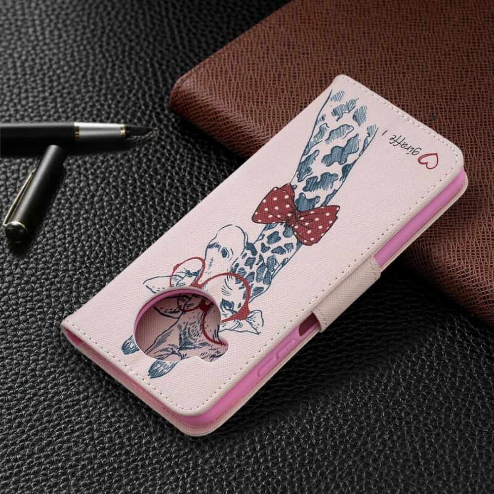 Flipové Pouzdro Na Xiaomi Mi 10T Lite / Redmi Note 9 Pro 5G Chytrá Žirafa