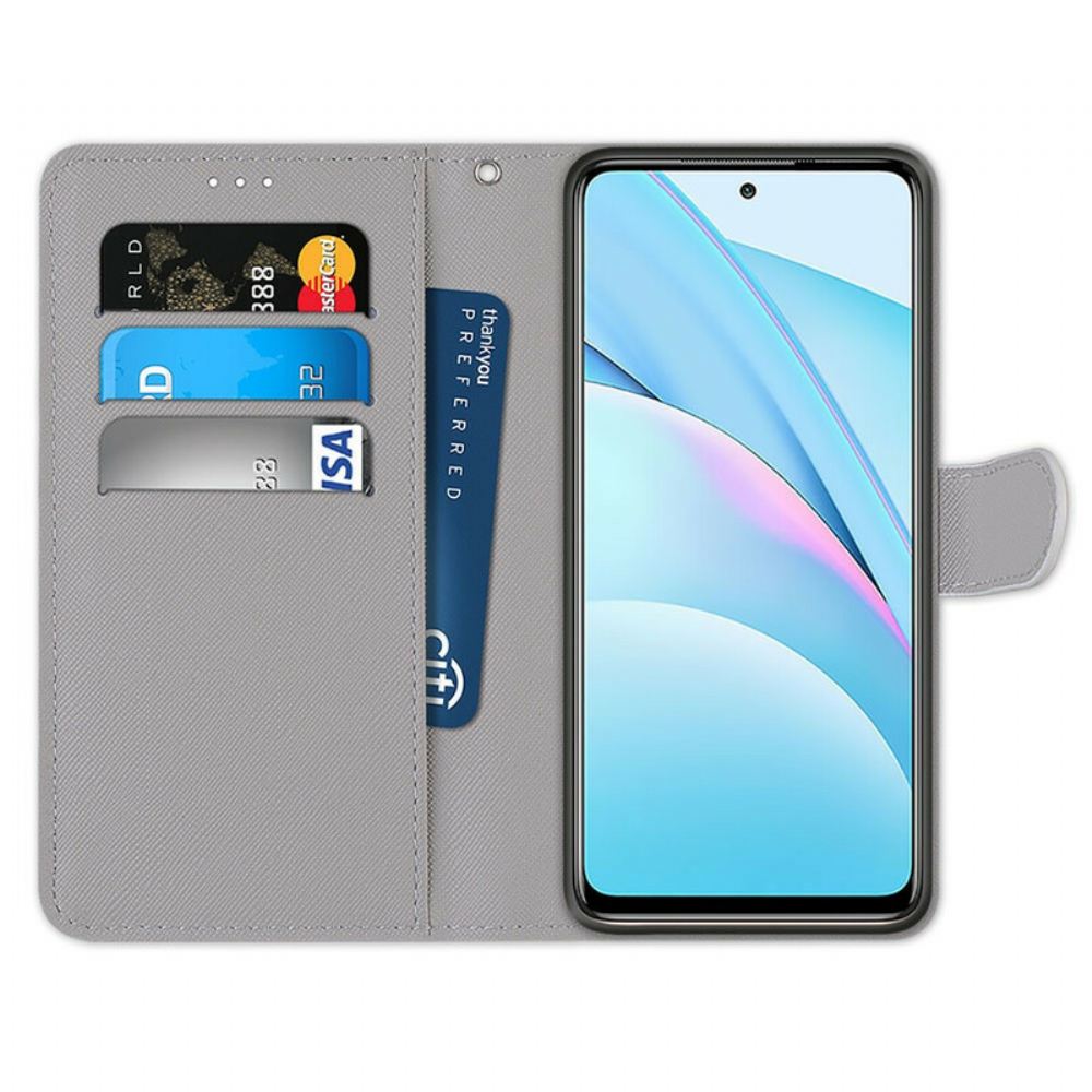 Flipové Pouzdro Na Xiaomi Mi 10T Lite / Redmi Note 9 Pro 5G Eiffelova Věž V Létě