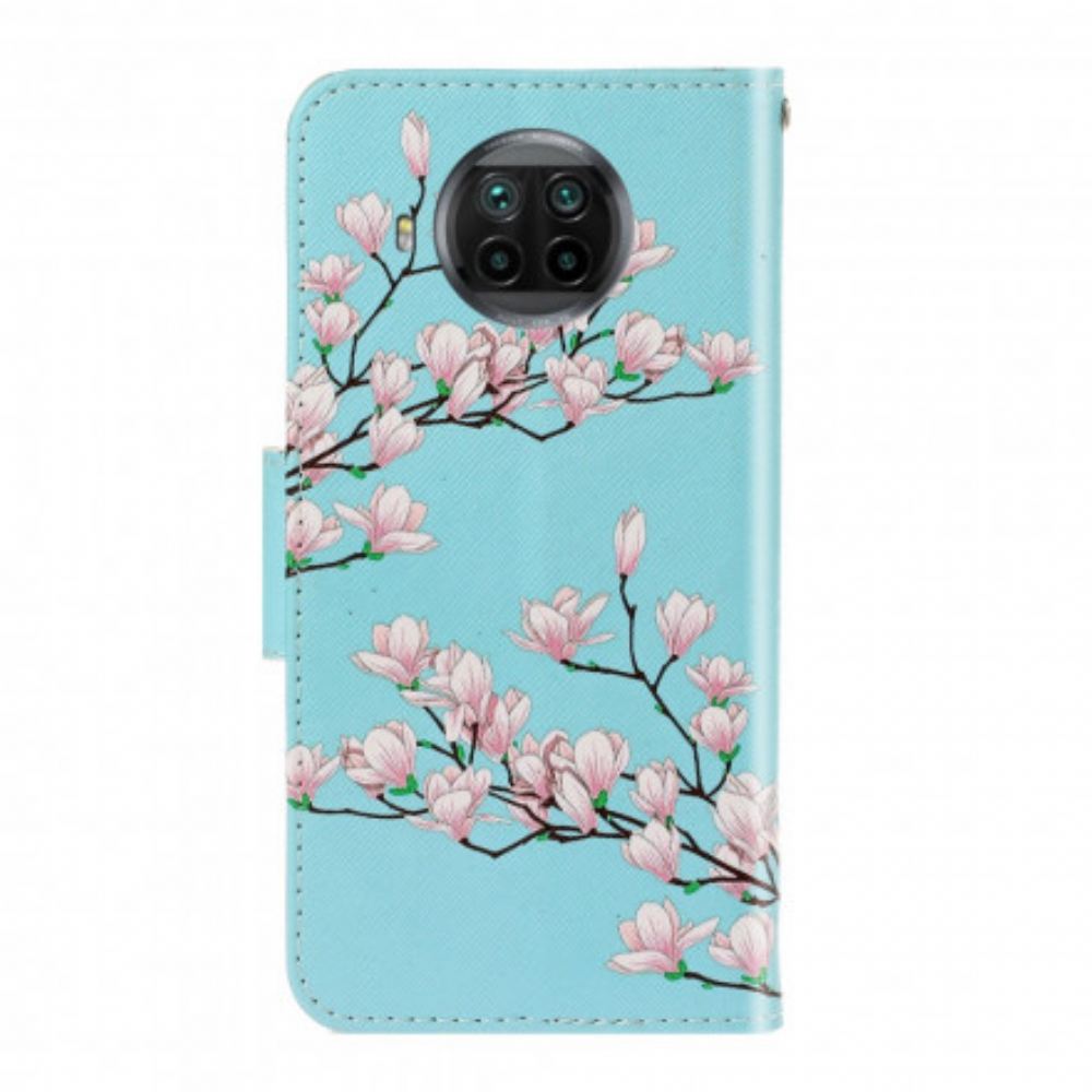 Flipové Pouzdro Na Xiaomi Mi 10T Lite / Redmi Note 9 Pro 5G Na Lana Strappy Tree