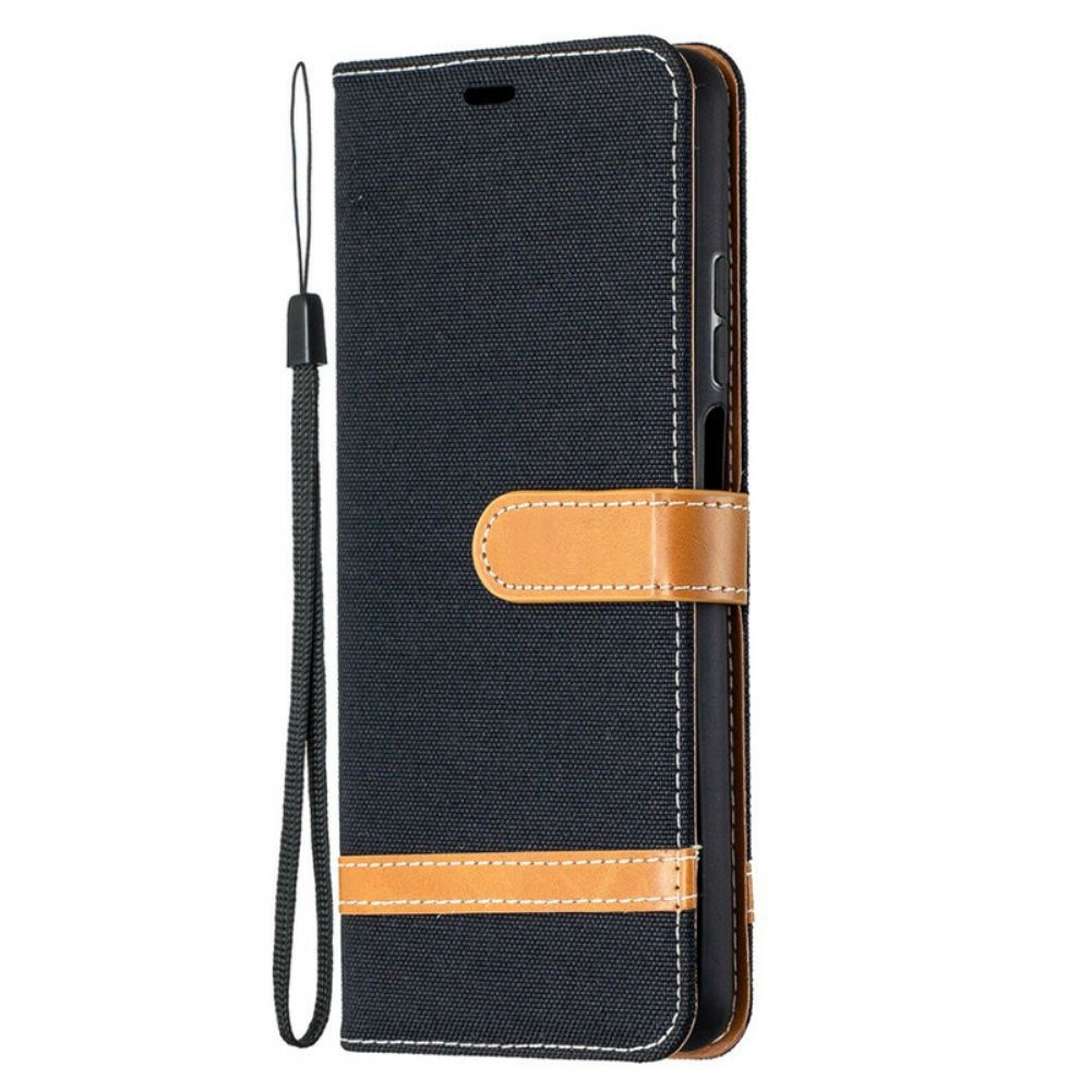 Flipové Pouzdro Na Xiaomi Mi 10T Lite / Redmi Note 9 Pro 5G Látka