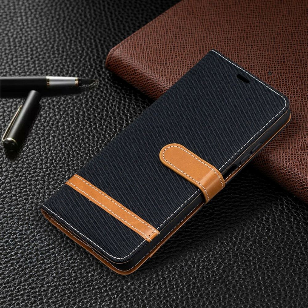 Flipové Pouzdro Na Xiaomi Mi 10T Lite / Redmi Note 9 Pro 5G Látka