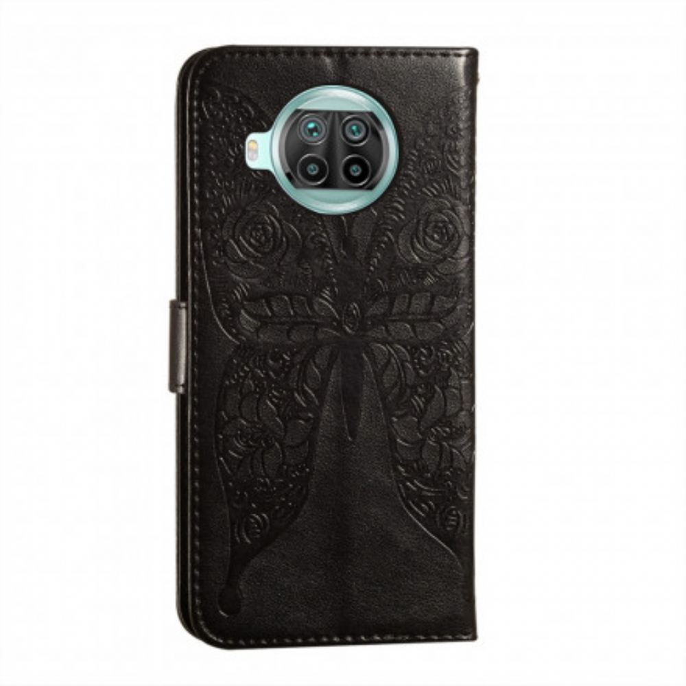 Flipové Pouzdro Na Xiaomi Mi 10T Lite / Redmi Note 9 Pro 5G Motýlí Design