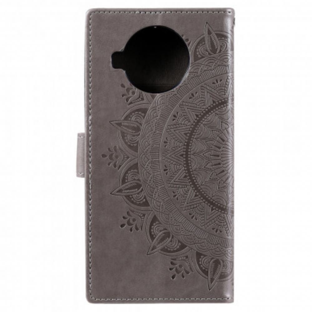 Flipové Pouzdro Na Xiaomi Mi 10T Lite / Redmi Note 9 Pro 5G Sluneční Mandala