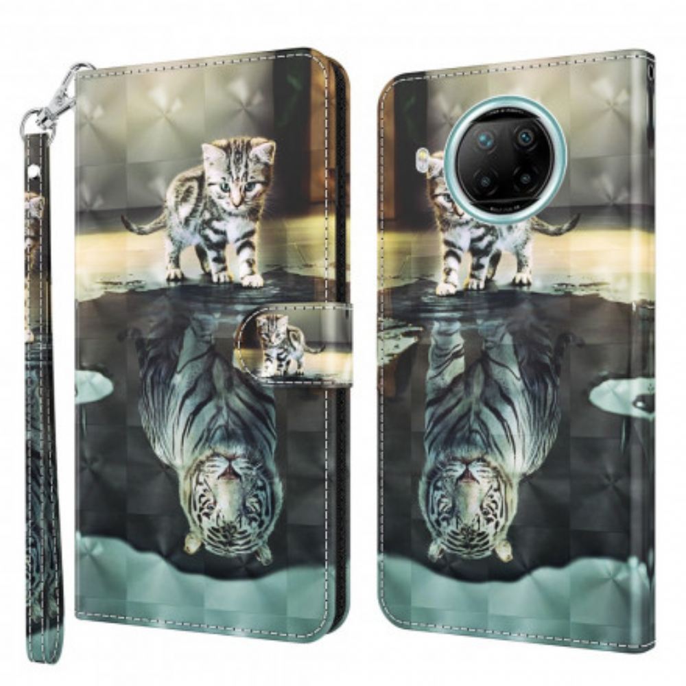 Flipové Pouzdro Na Xiaomi Mi 10T Lite / Redmi Note 9 Pro 5G Světelná Skvrna Ernest The Tiger
