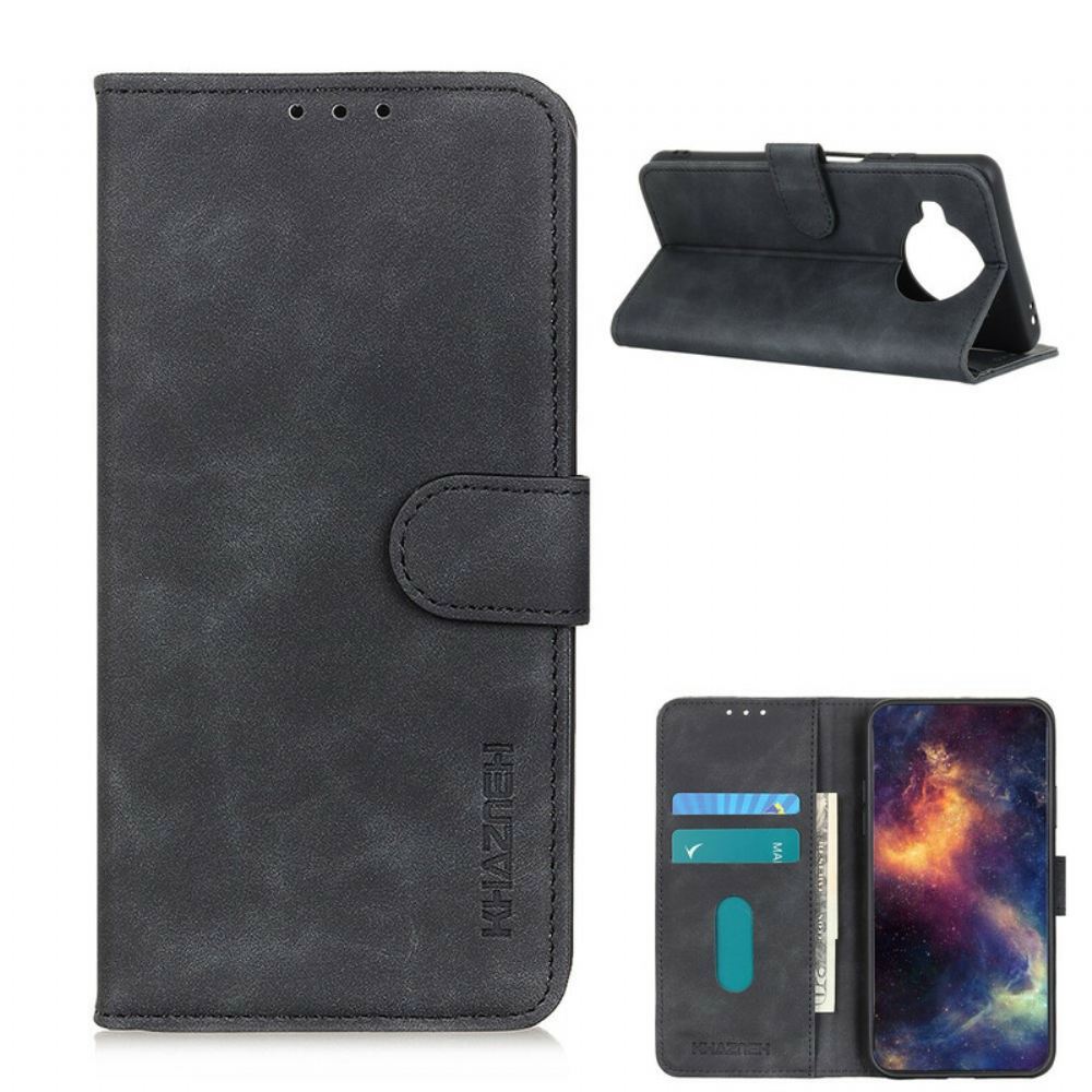 Kožené Pouzdro Na Xiaomi Mi 10T Lite / Redmi Note 9 Pro 5G Khazneh Vintage Kožený Efekt