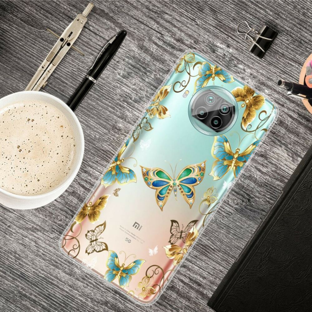 Kryt Na Xiaomi Mi 10T Lite / Redmi Note 9 Pro 5G Let Motýlů
