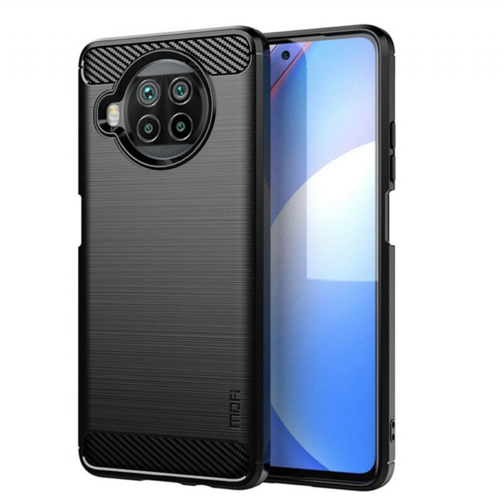 Kryt Na Xiaomi Mi 10T Lite / Redmi Note 9 Pro 5G Mofi Kartáčovaný Uhlík