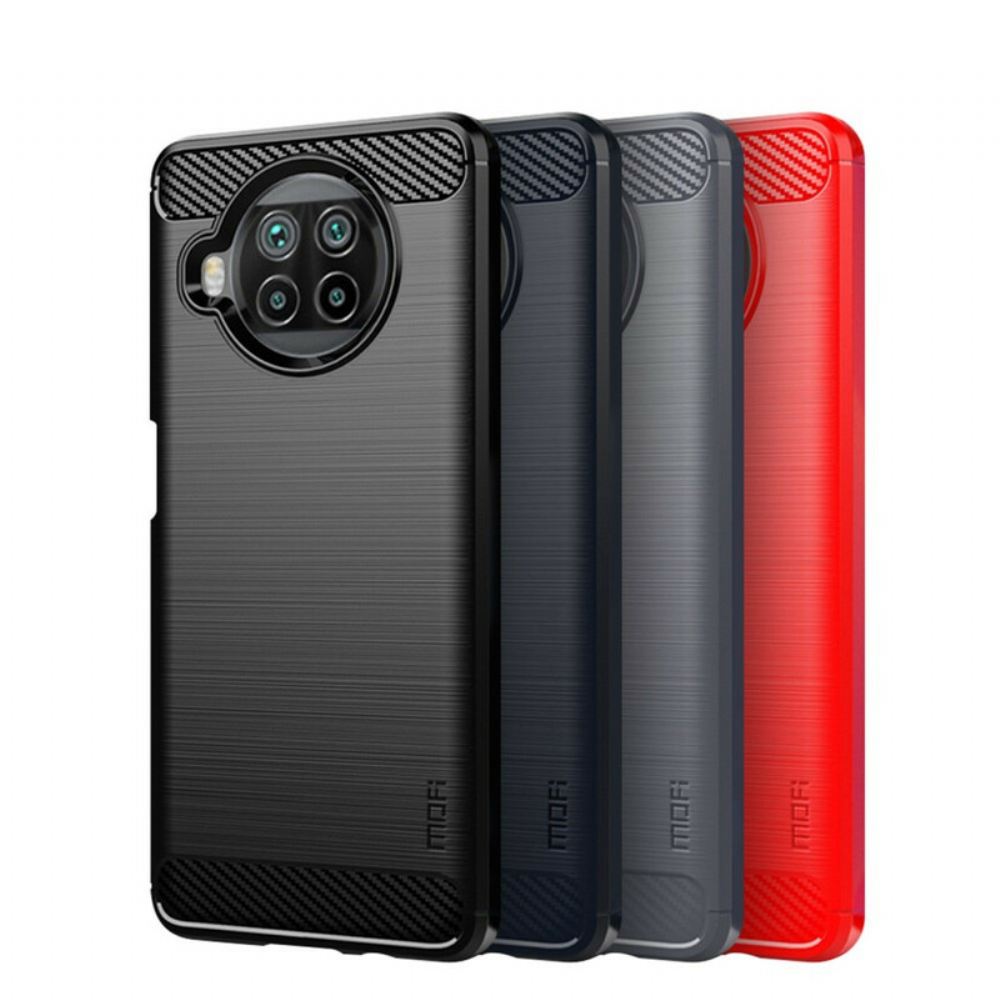 Kryt Na Xiaomi Mi 10T Lite / Redmi Note 9 Pro 5G Mofi Kartáčovaný Uhlík